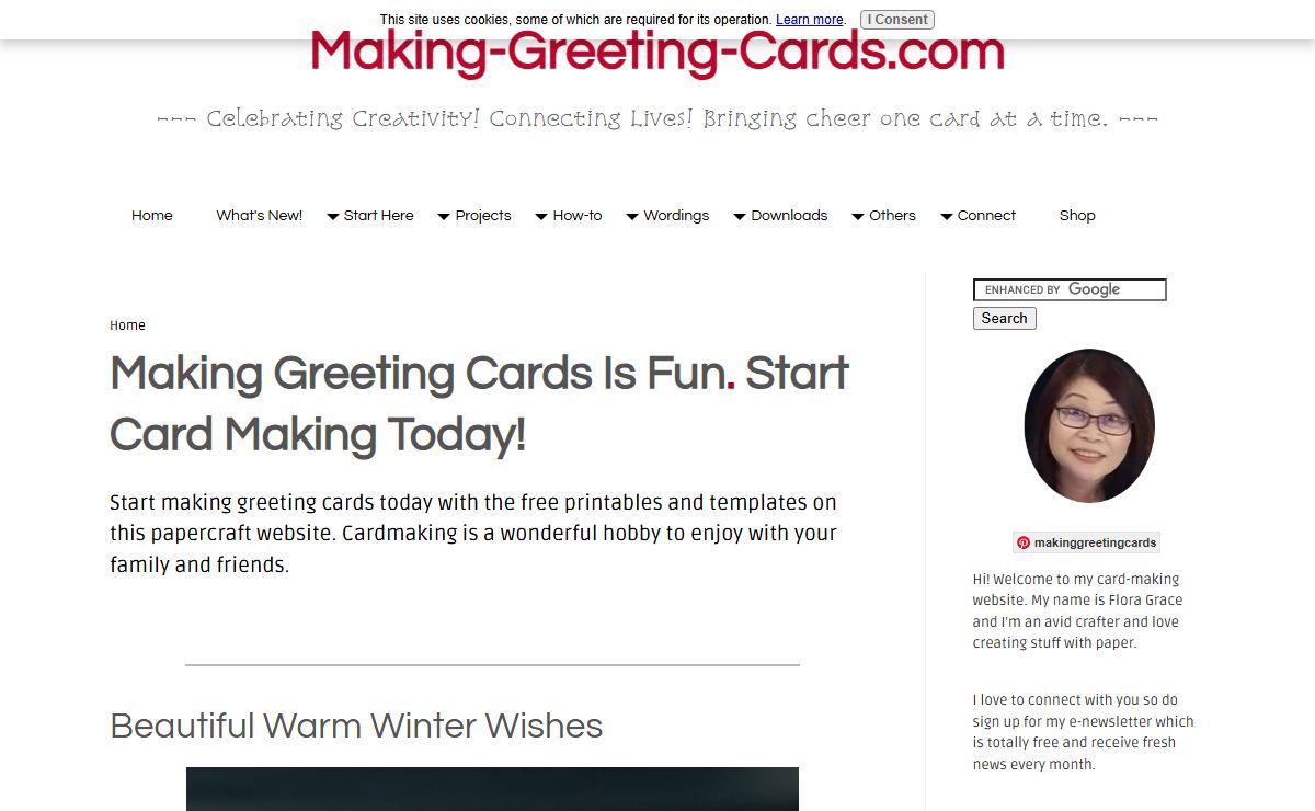Start Making Greeting Cards. Relax And Make Beautiful Cards To Bless!
