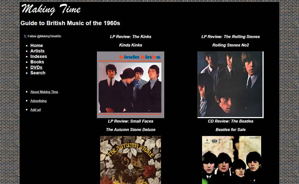 Making Time - 1960s British Music