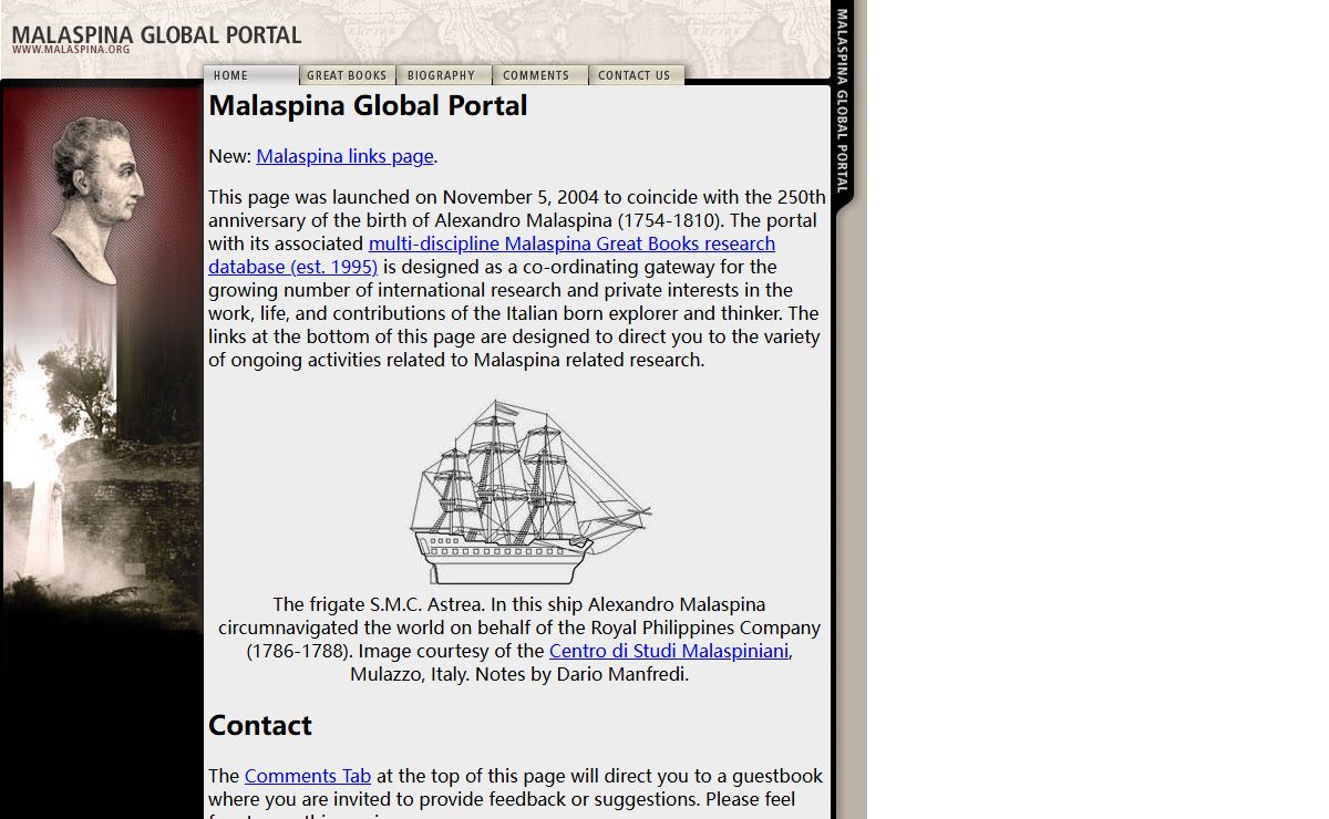 Malaspina Global Portal - Home