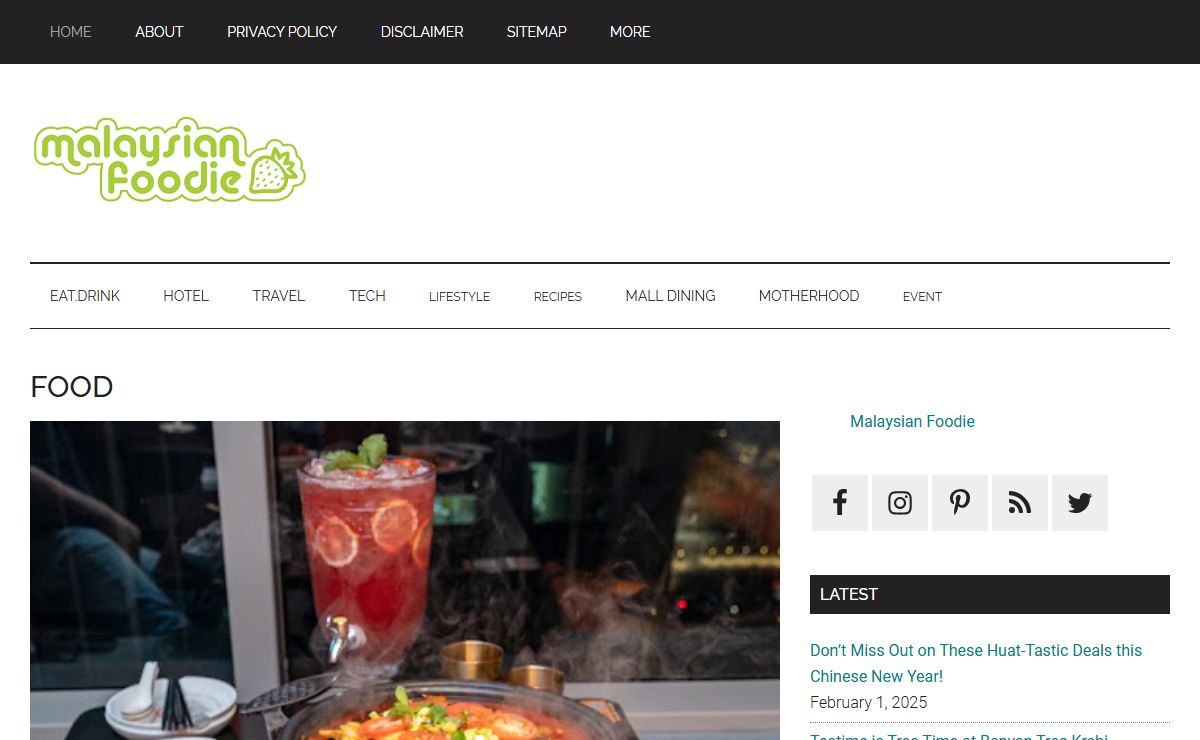 Malaysian Foodie Food • Hotel • Travel • Event