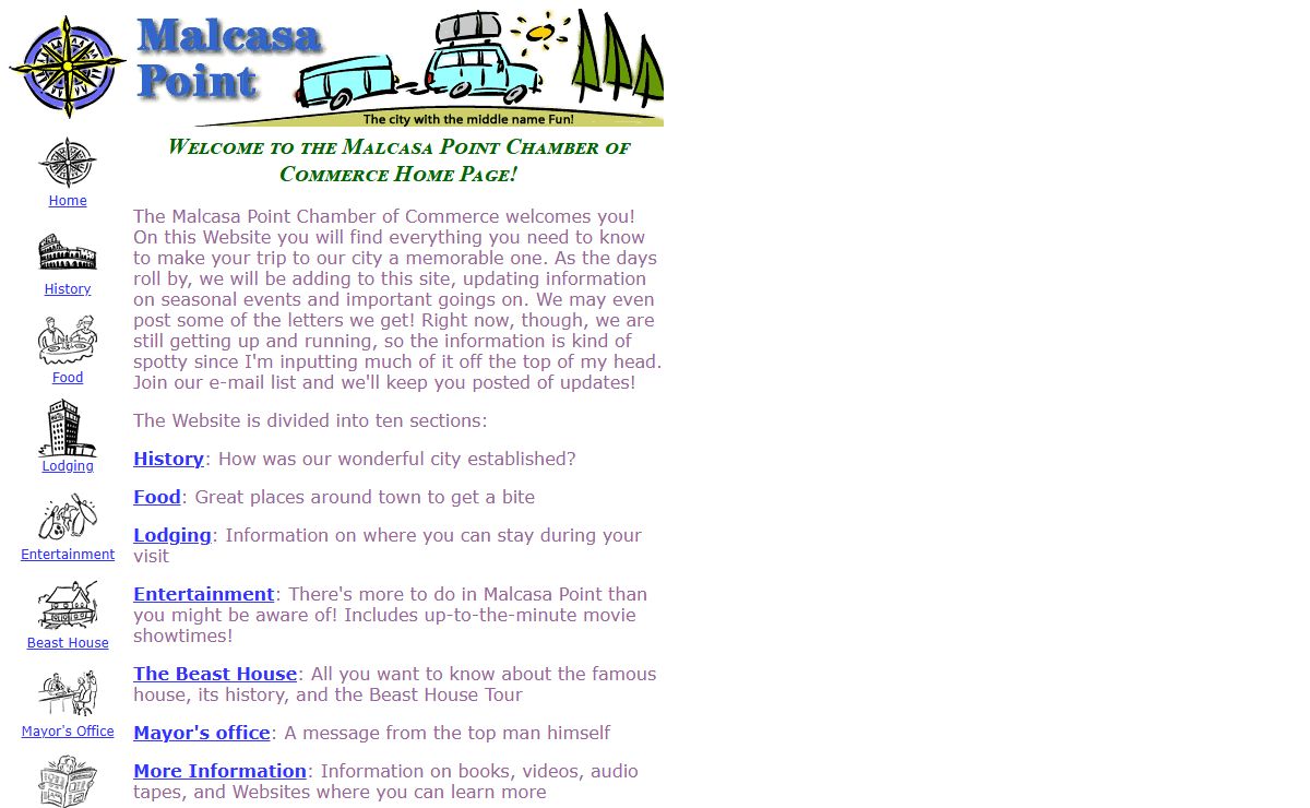 Malcasa Point Chamber of Commerce Official Website