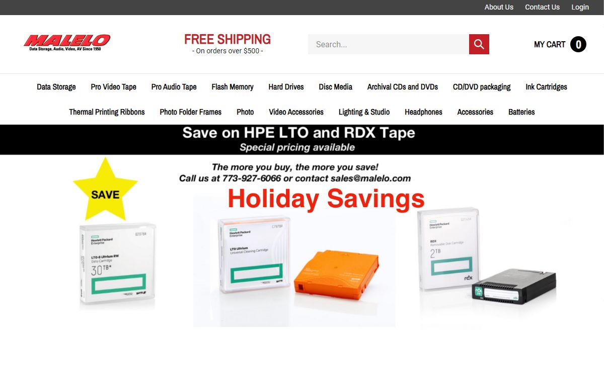 Data Storage Tape for all Devices | LTO Tapes, Pro Audio, and Video Data Storage Tape, Photo Folder Frames