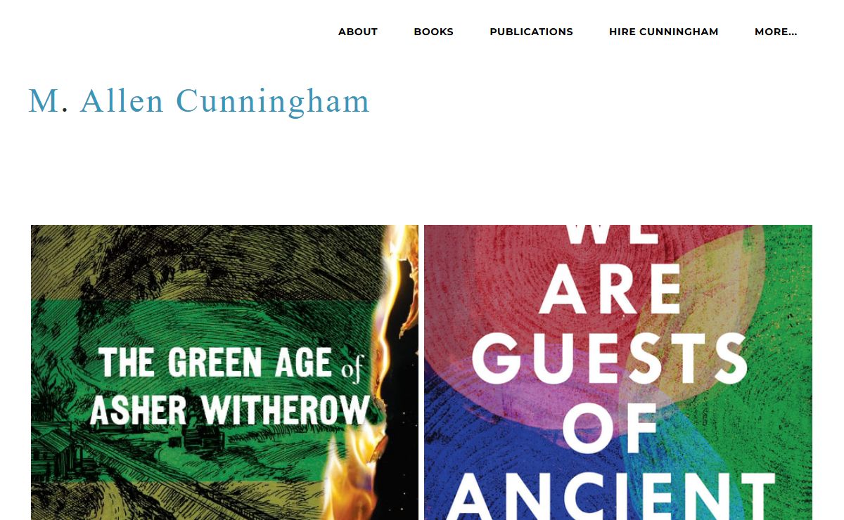 M. Allen Cunningham official website homepage