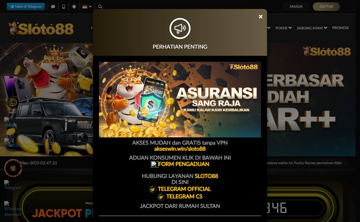 SLOTO88: Daftar Situs Judi Slot Online Gacor dan Situs Judi Slot88 Terpercaya Indonesia