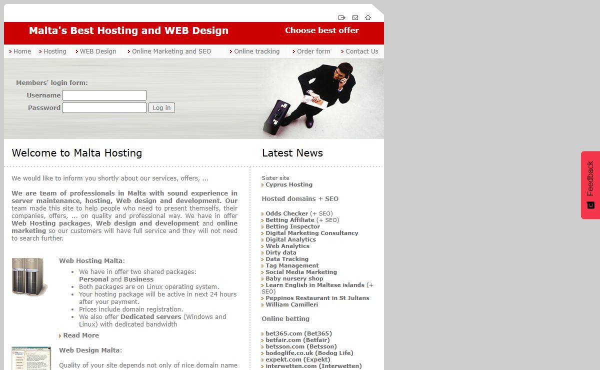 Malta Hosting - Welcome to the Best Hosting Site in Malta