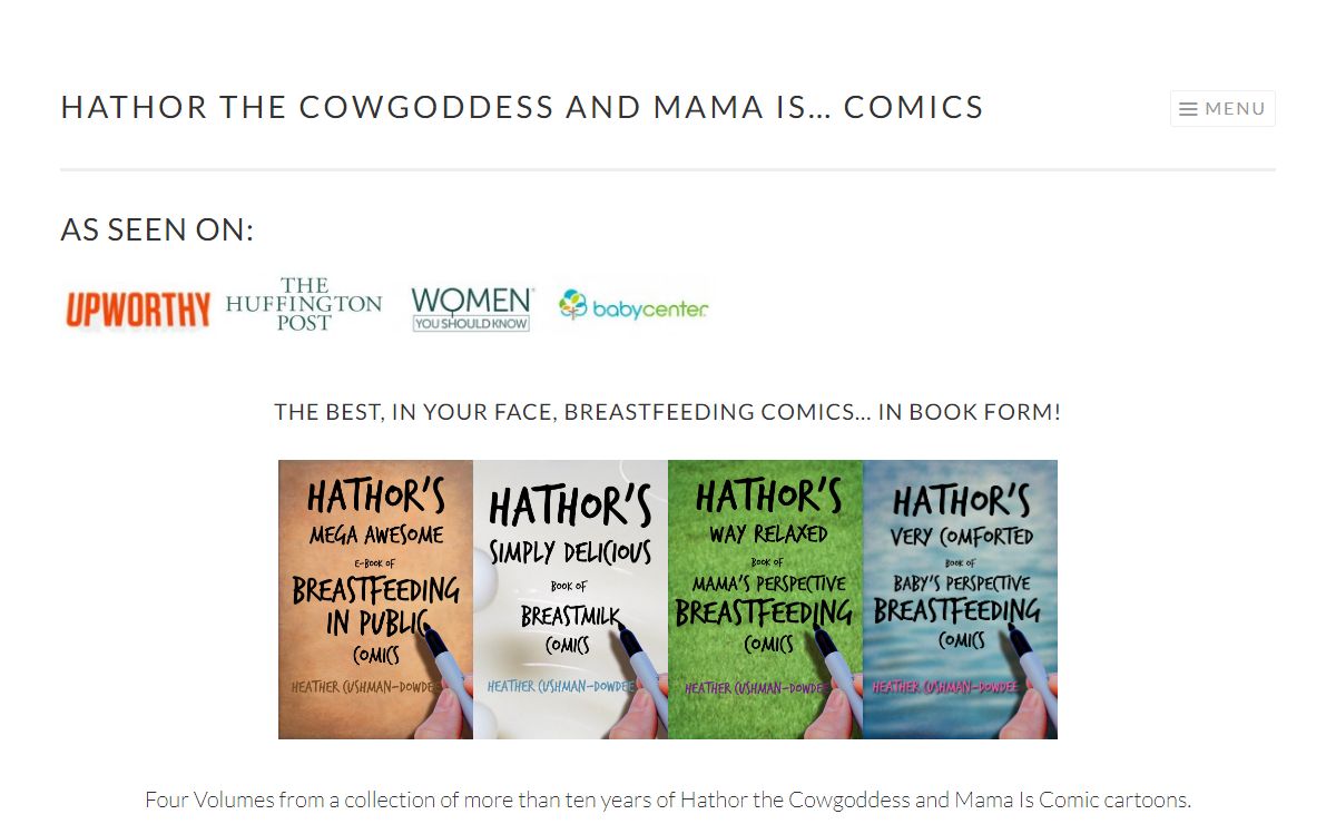 Hathor the Cowgoddess and Mama Is… Comics