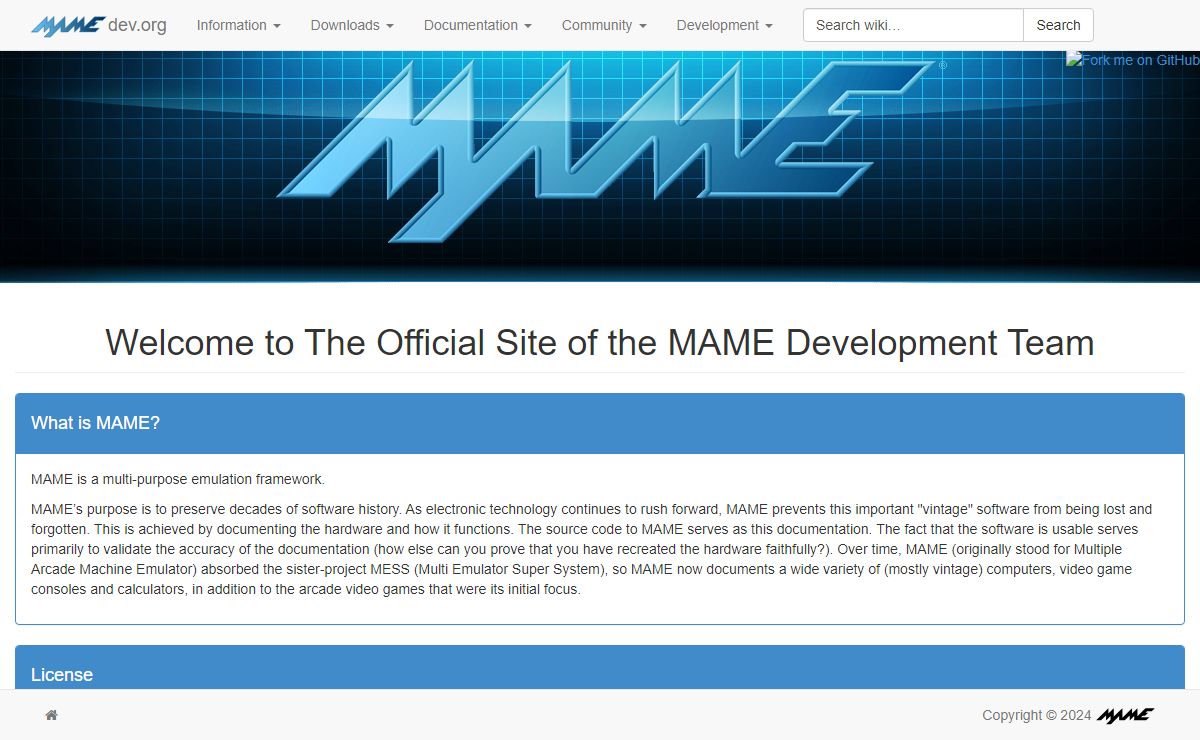 MAMEdev.org | Home of The MAME Project