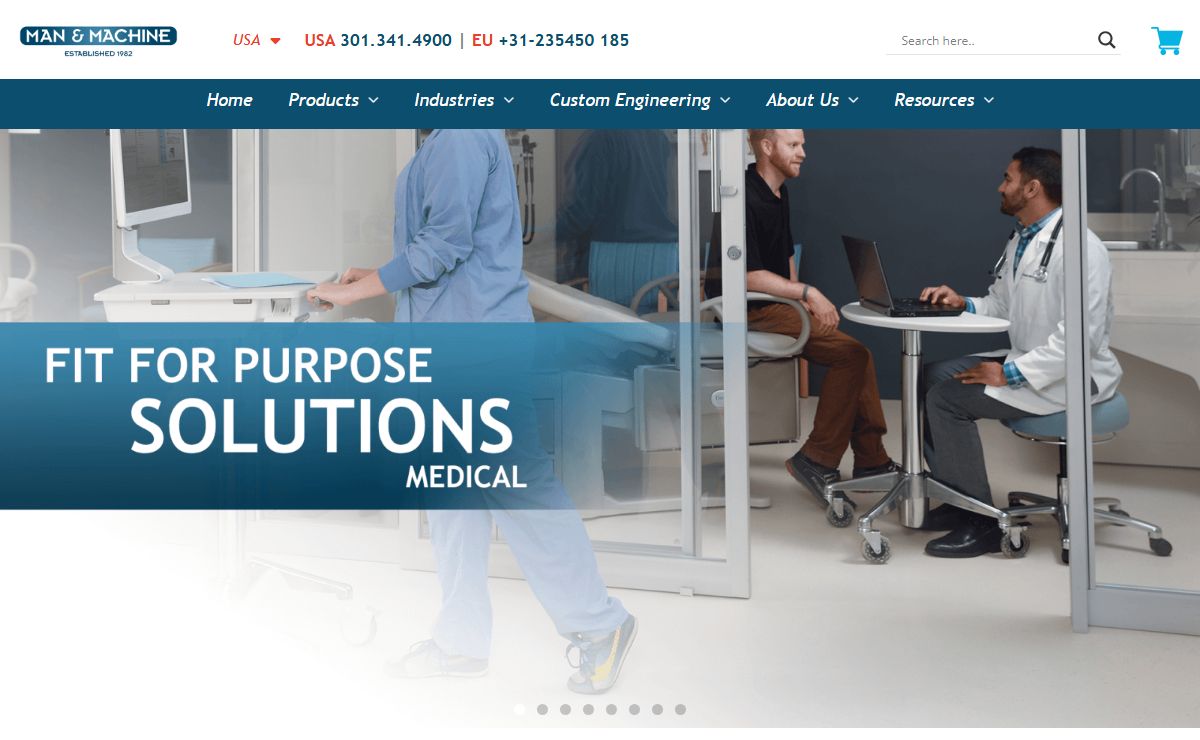 Washable Keyboards For Medical & Industrial Environments | Man & Machine