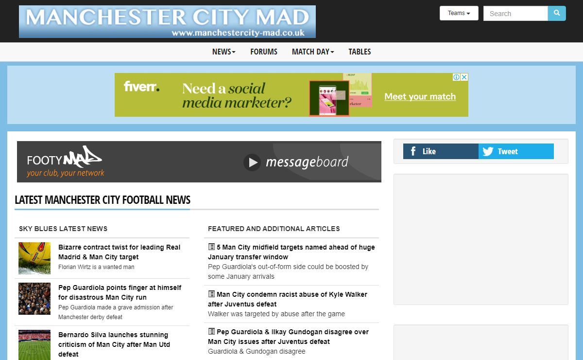 Manchester City News - Manchester City MAD
