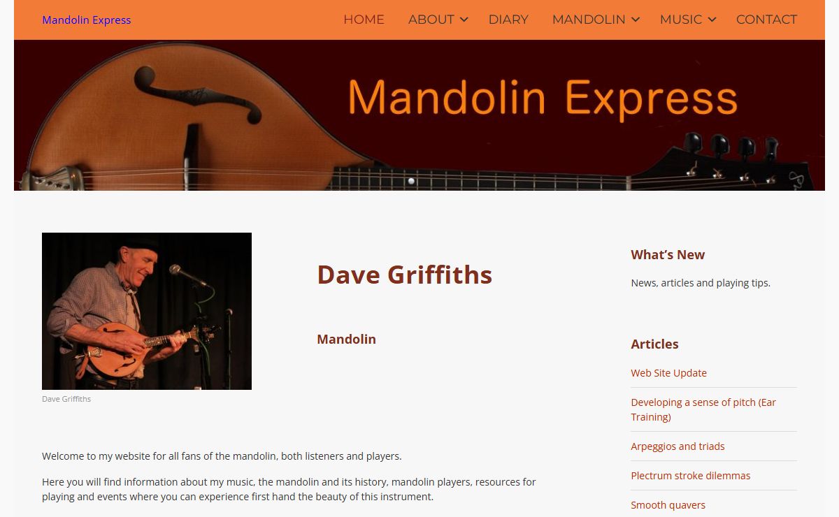 Mandolin Express – Dave Griffiths