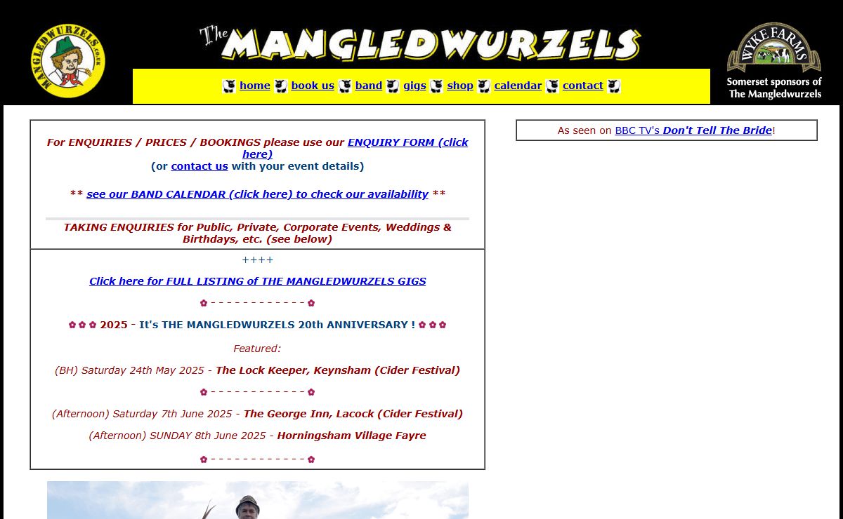 Direct from Somerset: The Mangledwurzels - a Scrumpy & Western tribute to Adge Cutler & The Wurzels.