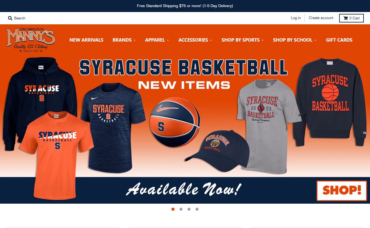 The Original Manny's Online – The Original Manny's - Syracuse Team Shop