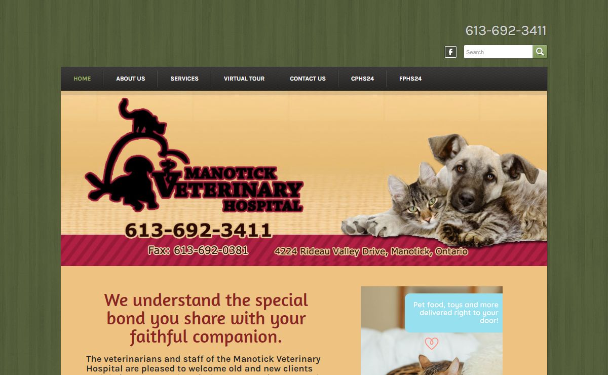 Manotick Veterinary Hospital - Ottawa Vet - Nepean Vet - Osgoode Vet - Barrhaven Vet