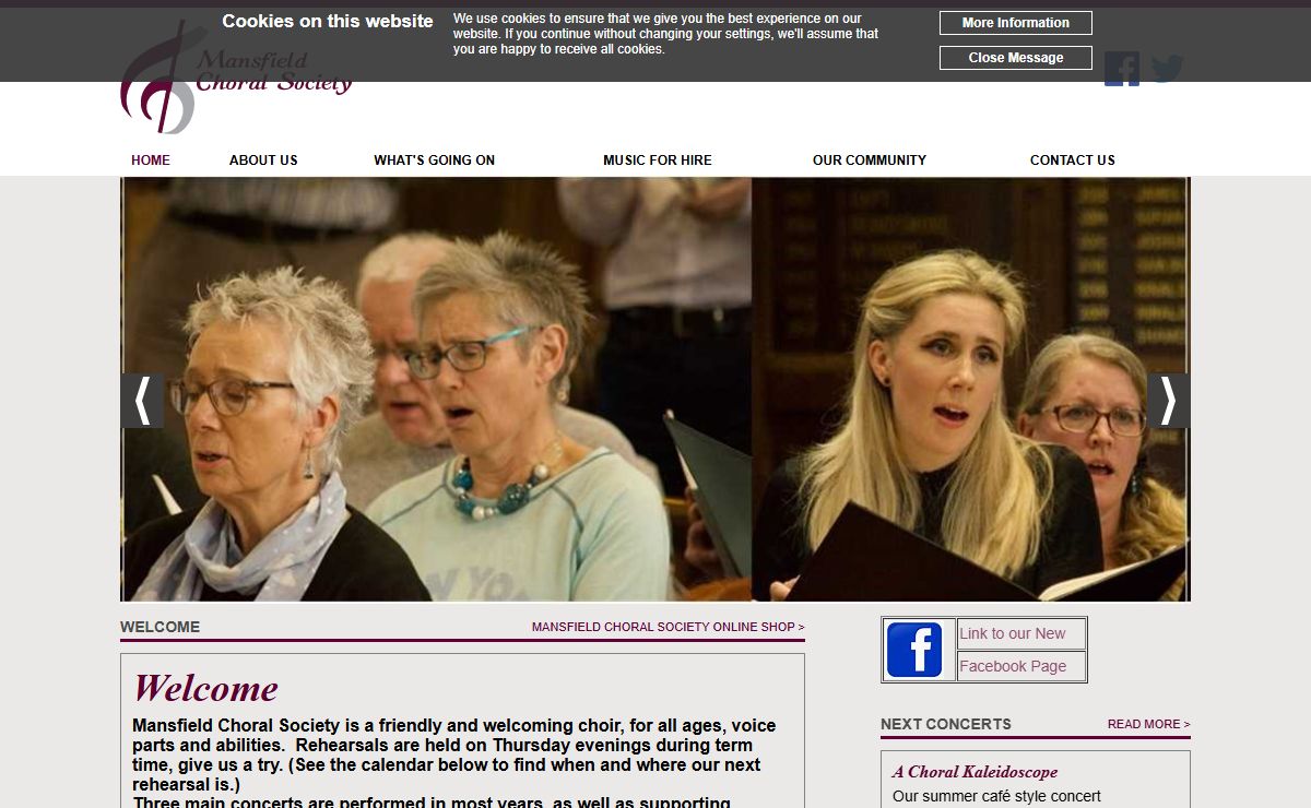 Welcome to Mansfield Choral Society!