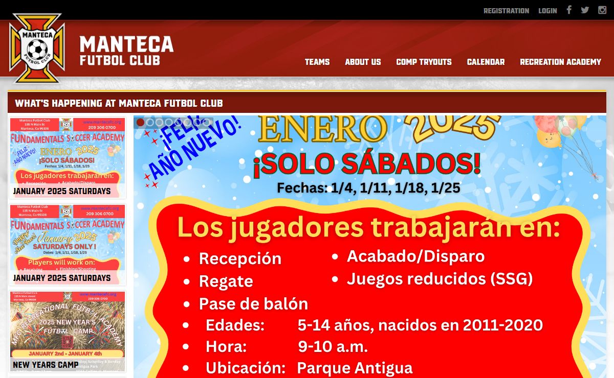 Manteca Futbol Club | Home