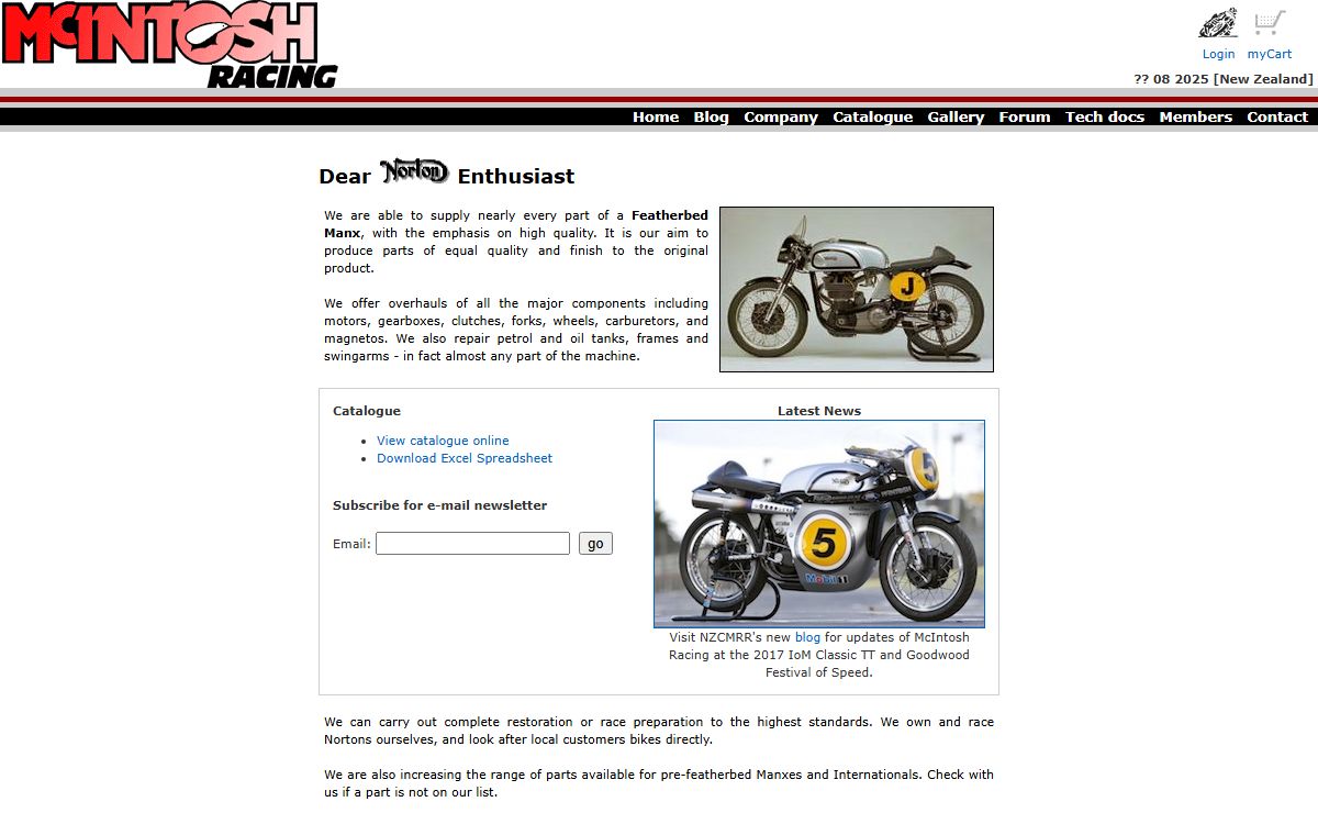 McIntosh Racing Developments - Home