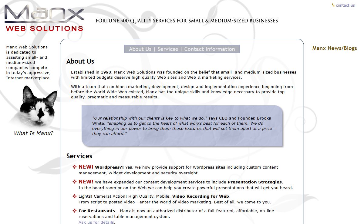 Manx Web Solutions: Full Service Internet Solutions for Small & Meduim-sized Businesses
