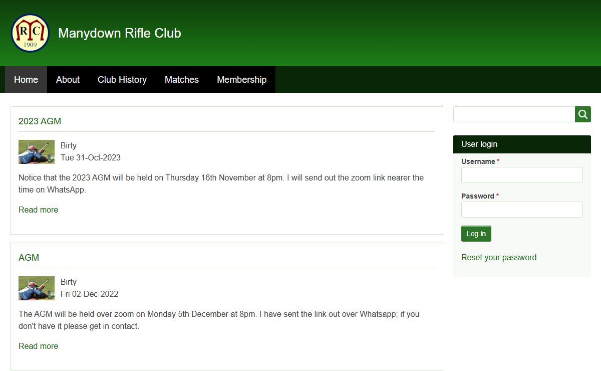 Home | Manydown Rifle Club