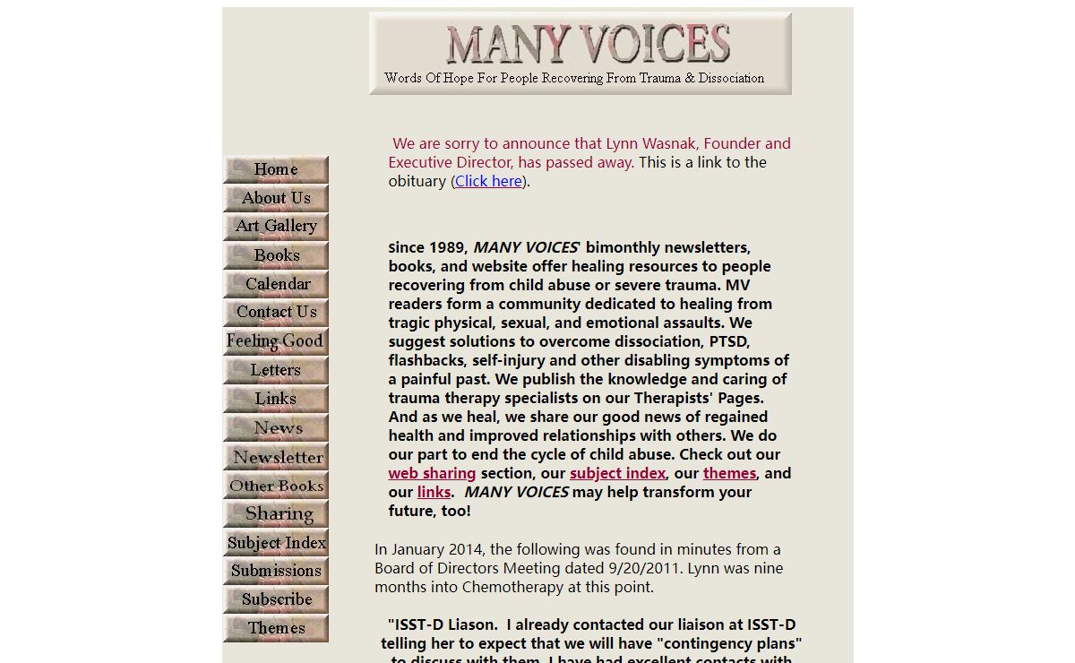 Hope for People Recovering from Trauma & Dissociation