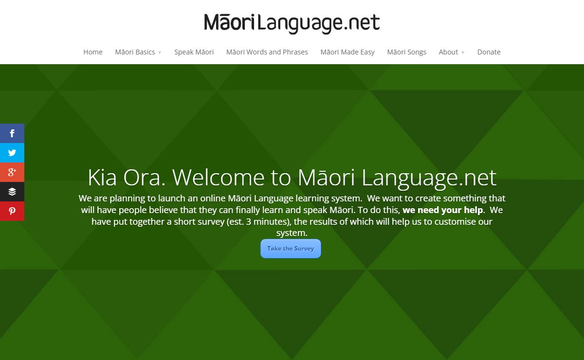 Maori Language New Zealand Aotearoa Te Reo Māori