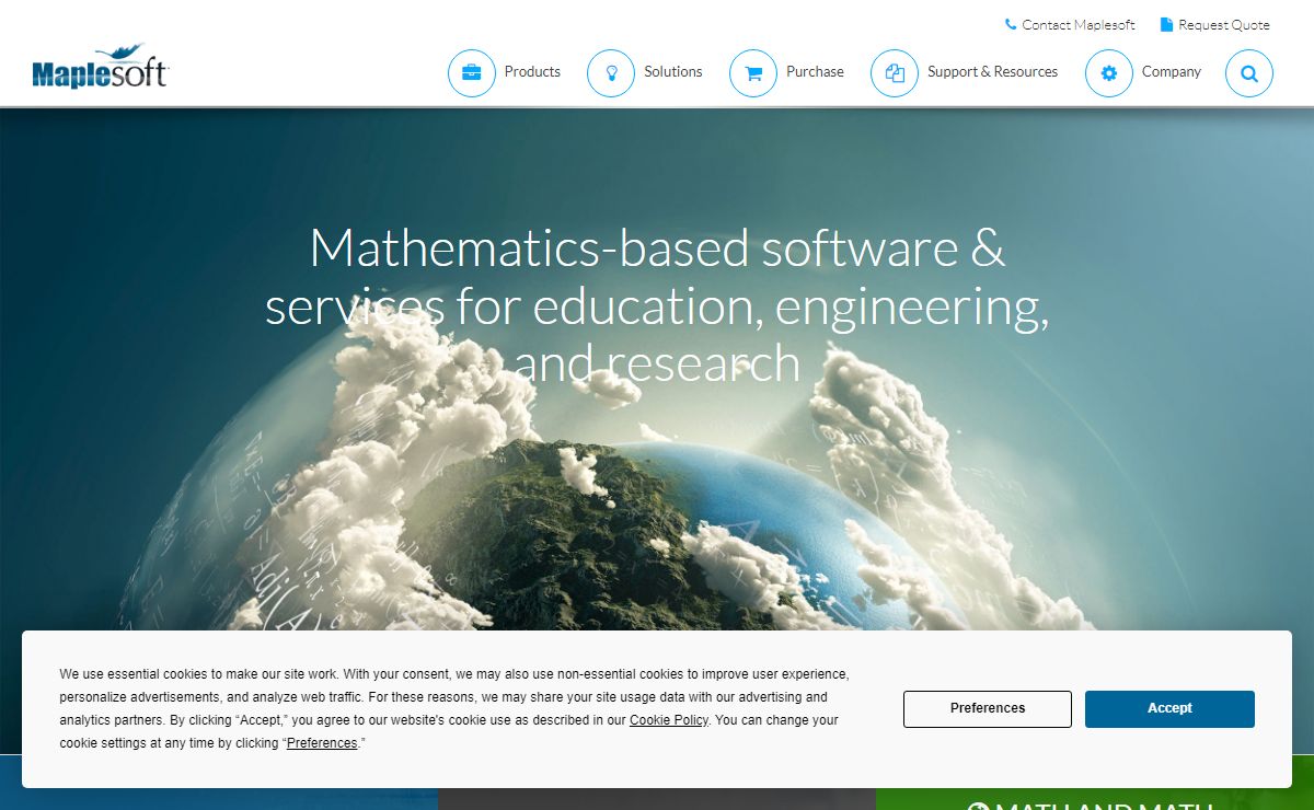 Maplesoft - Software for Mathematics, Online Learning, Engineering