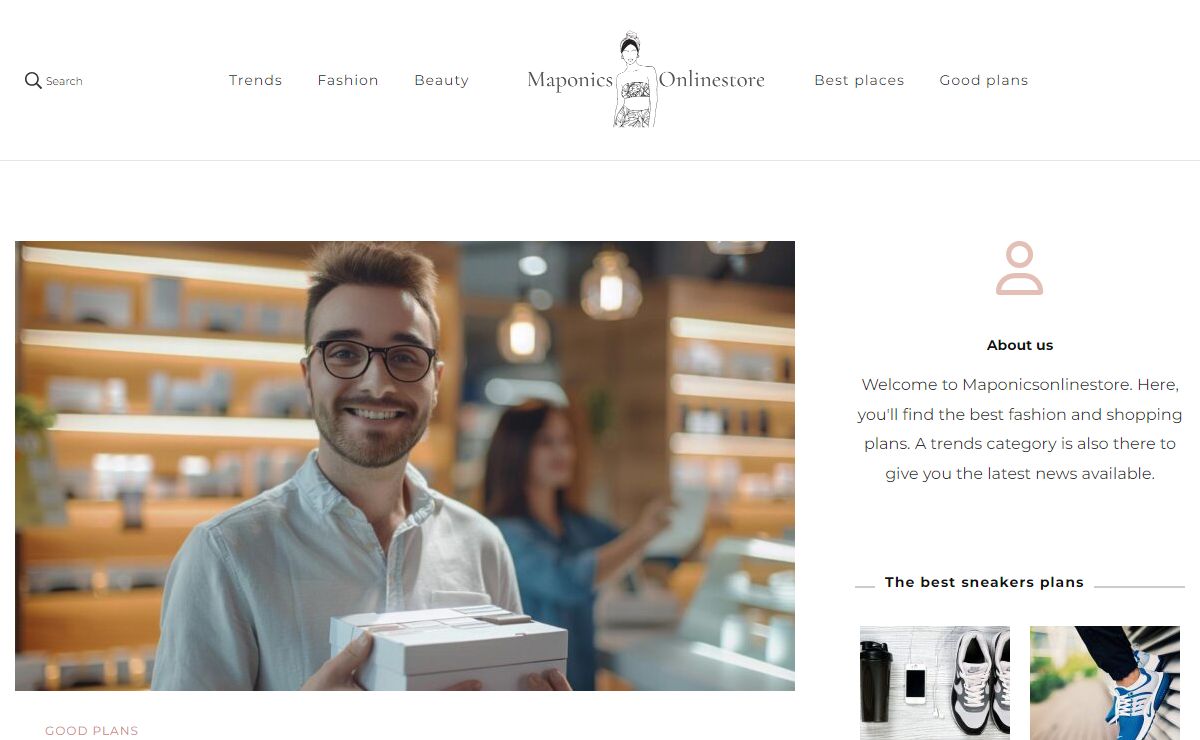 Maponicsonlinestore For smart shopper