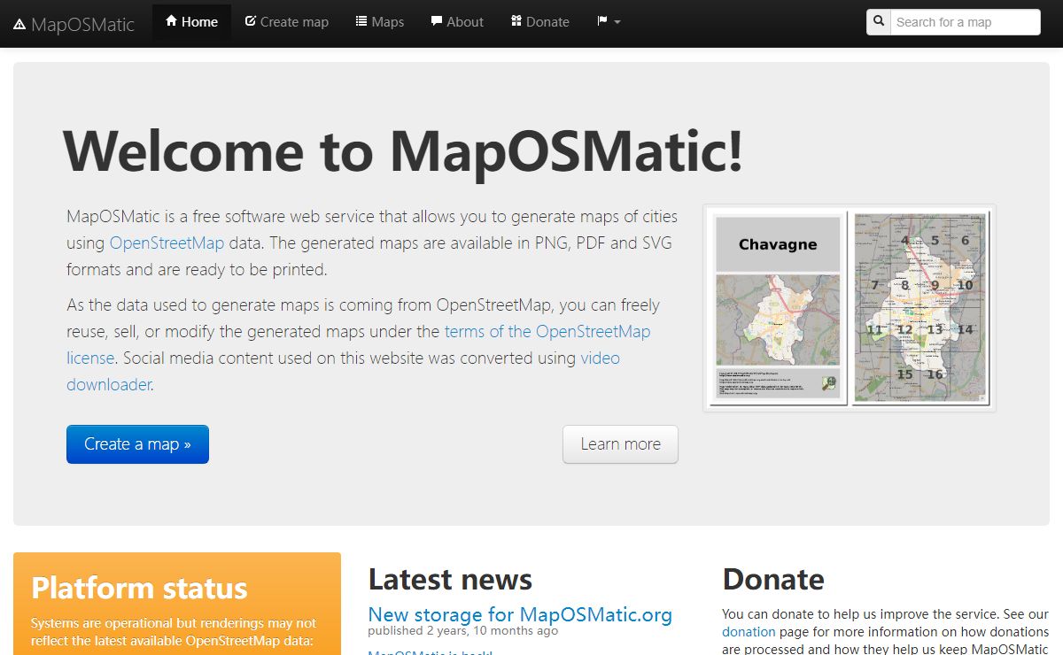 MapOSMatic: Welcome!