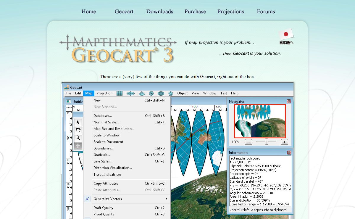 Mapthematics and Geocart Home Page