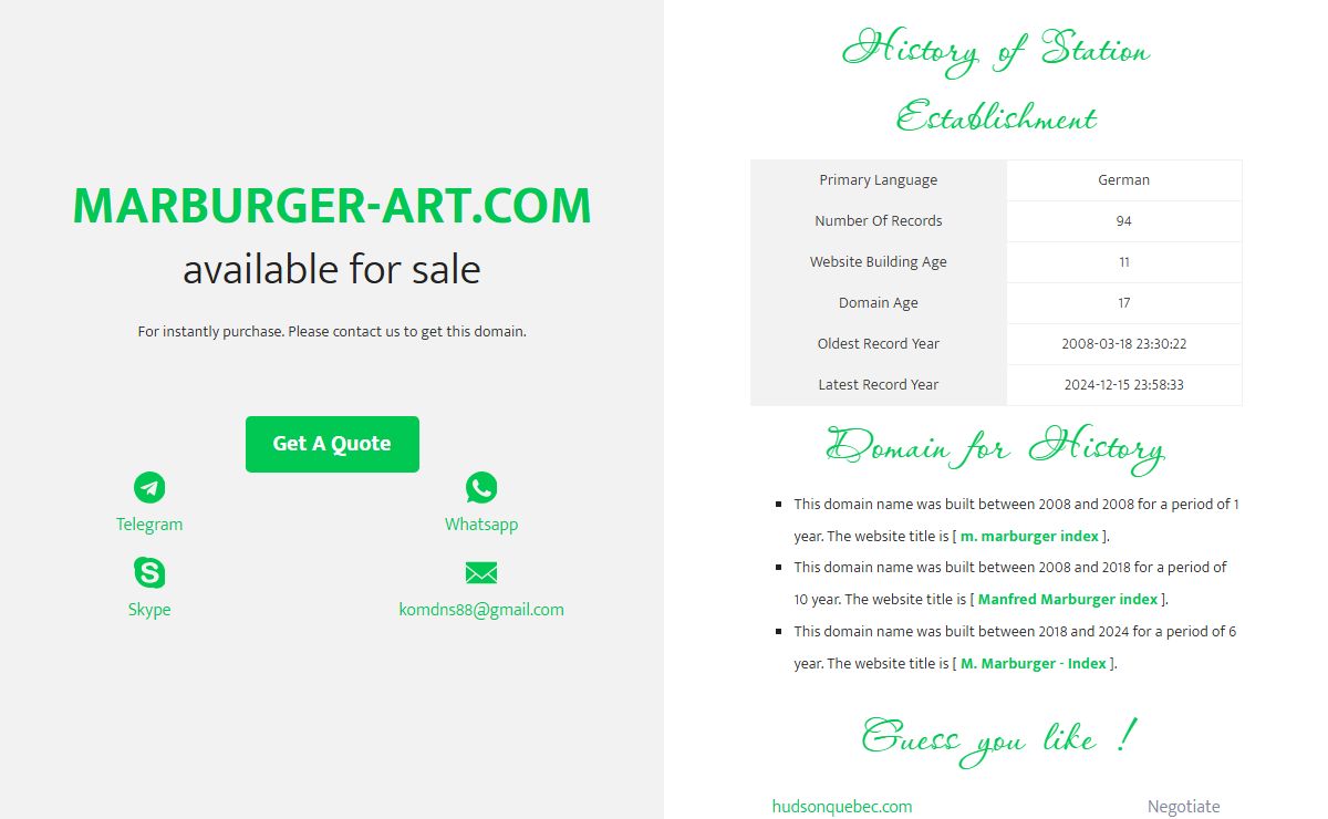 Manfred Marburger index - MARBURGER-ART.COM