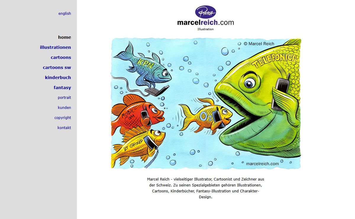 Illustration · MARCEL REICH Cartoon Illustration Schweiz