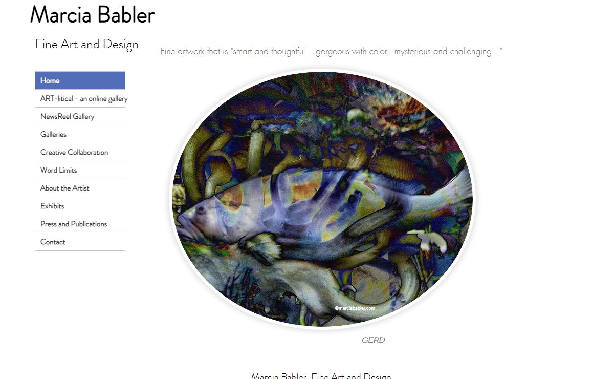 About the Artist | Marcia Babler Fine Art and Design