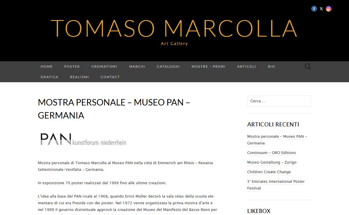 Tomaso Marcolla – Art Gallery