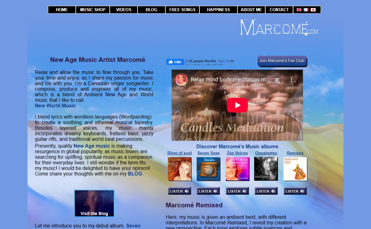 New Age Music Artist Marcomé
