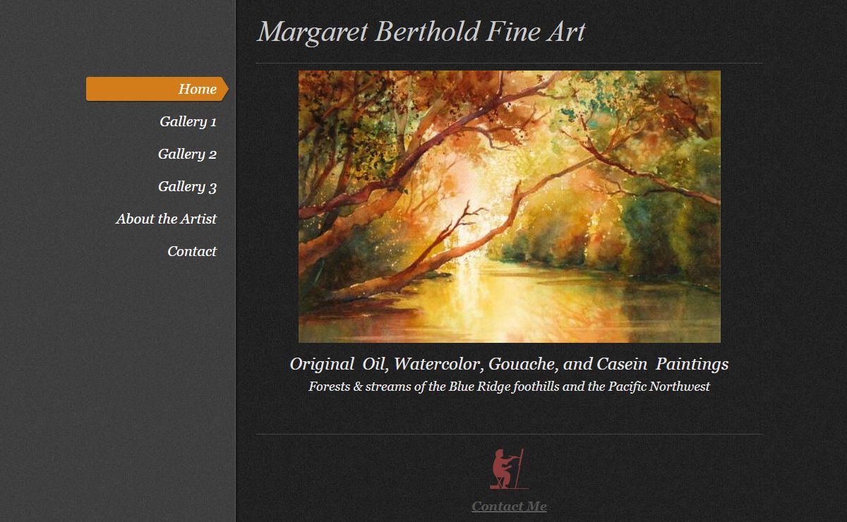 Margaret Berthold Fine Art - Original paintings | Watercolor | Gouache | Oil | Forests & Streams