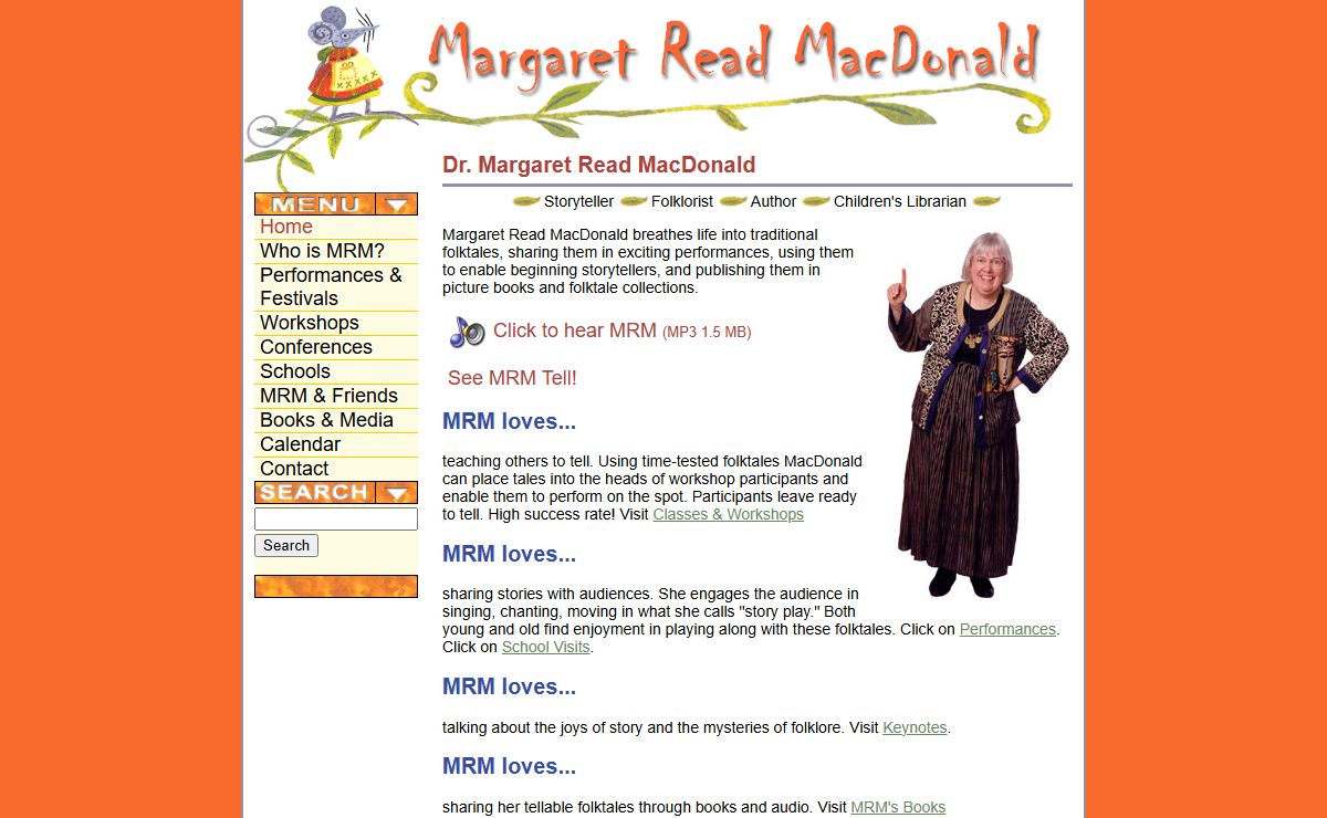 Margaret Read Macdonald : margaretreadmacdonald.com