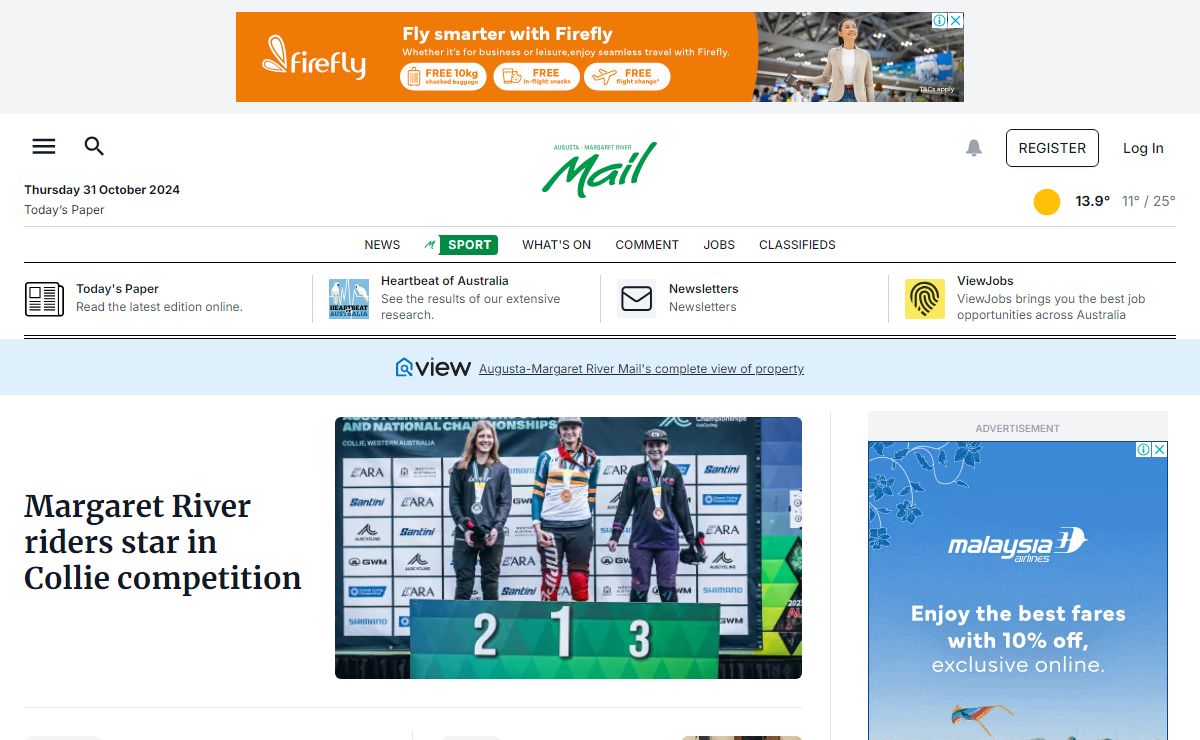 Margaret River news, sport and weather | Augusta-Margaret River Mail | Margaret River, WA