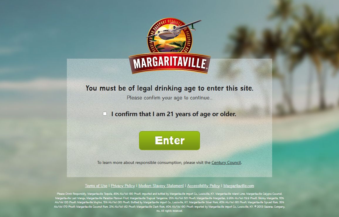 Margaritaville Spirits :: Agegate
