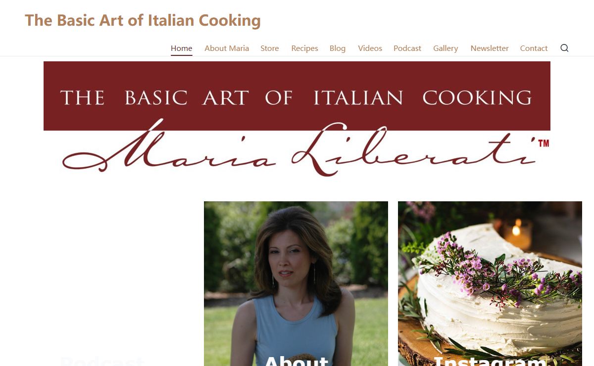 Home1 - The Basic Art of Italian Cooking