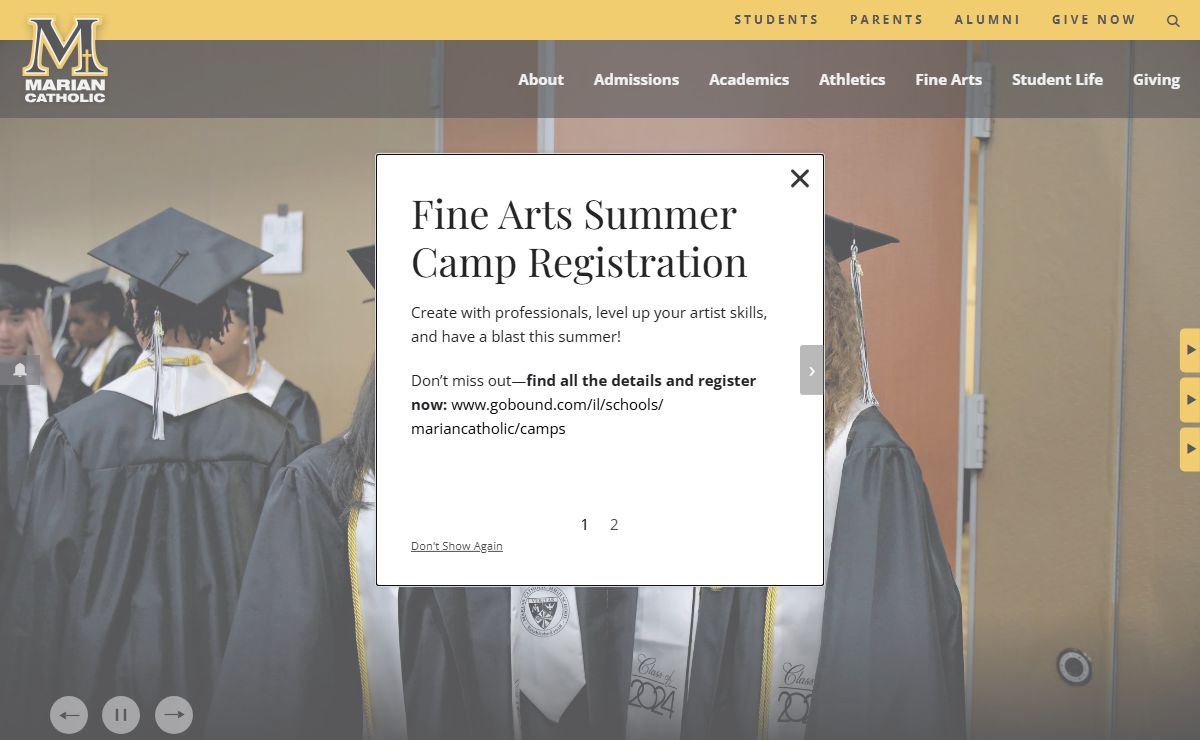 Home - Marian Catholic High School | Chicago Heights, IL