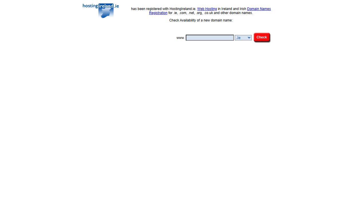 Register an Irish Domain Name with Irish Domain Name Register - or Transfer you domain name FREE through hosting ireland