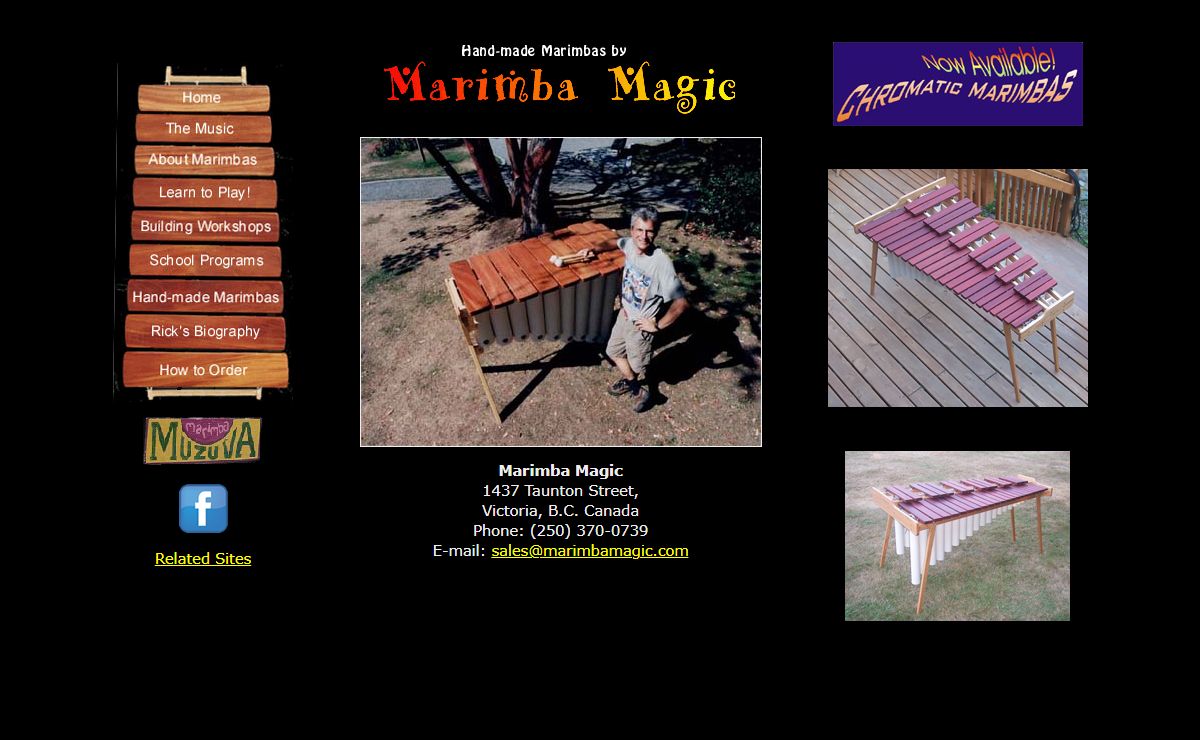 Marimba Magic: marimba sales, mallet instruments, xylophones, music and marimba building workshops.