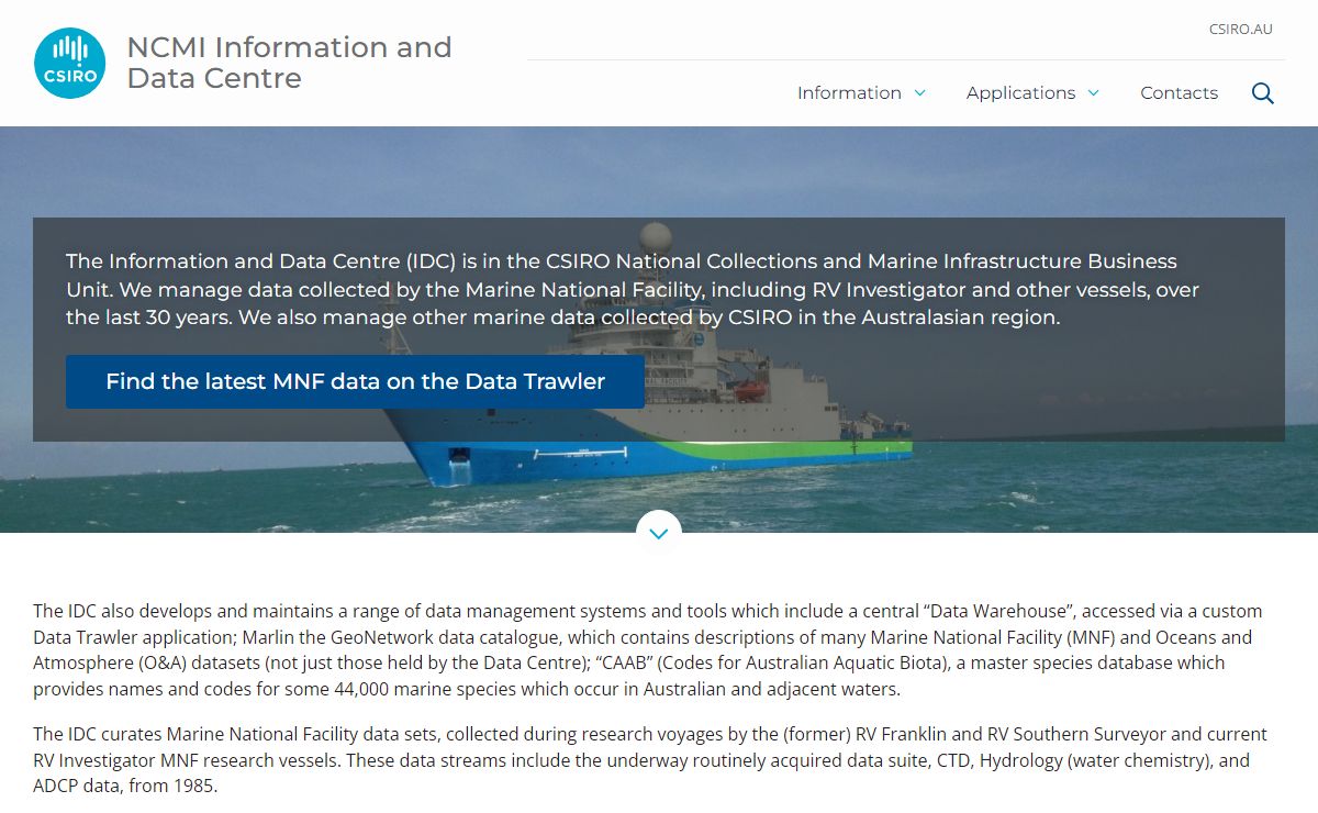 NCMI Information and Data Centre