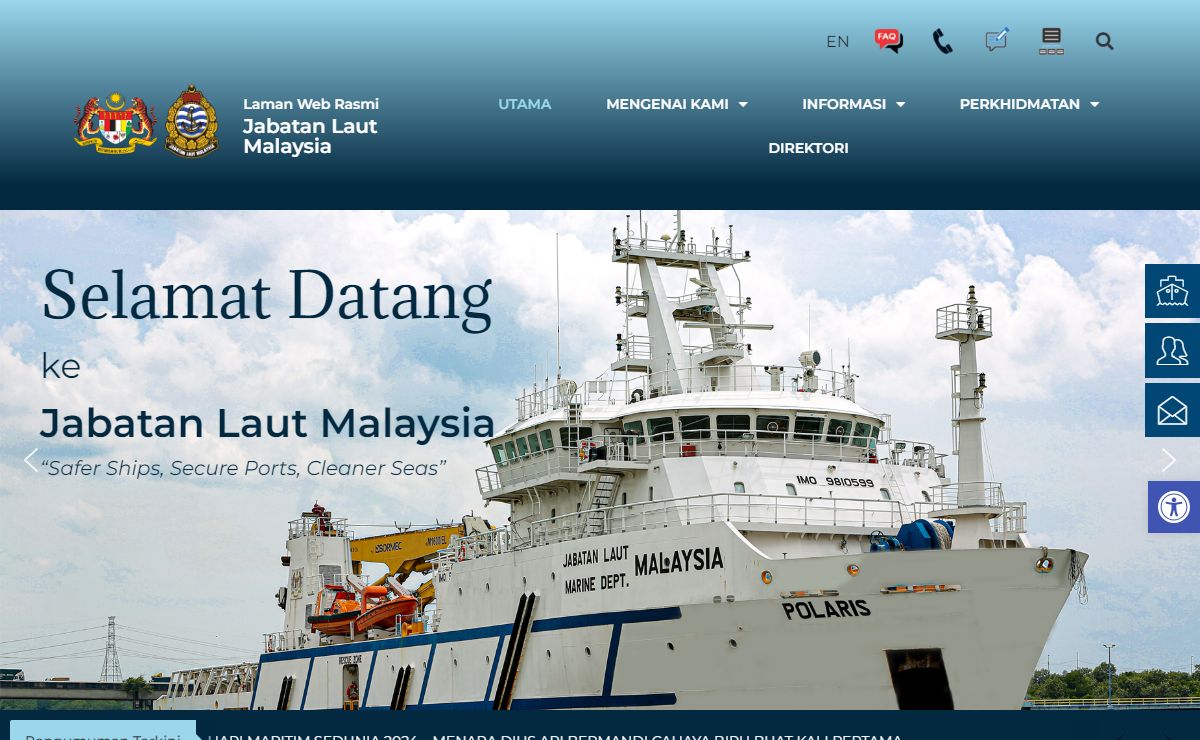 Halaman Utama - Jabatan Laut Malaysia