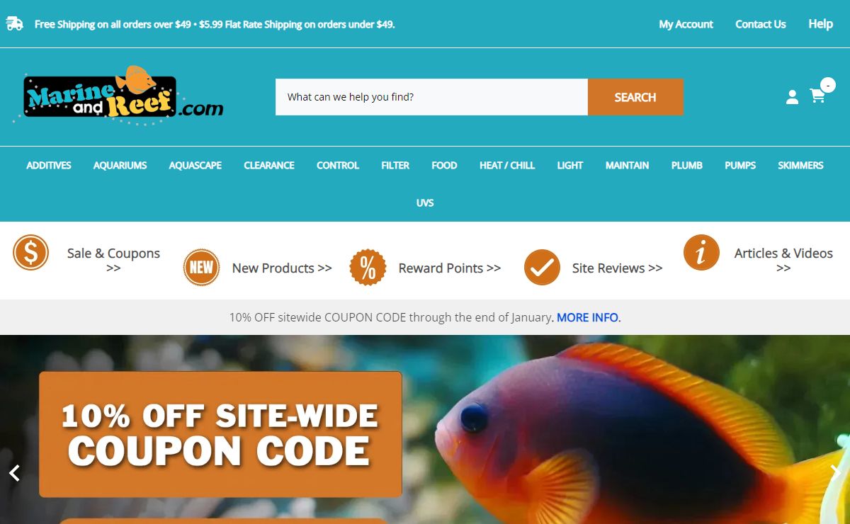 MarineAndReef.com | Over 5,500 Aquarium Products