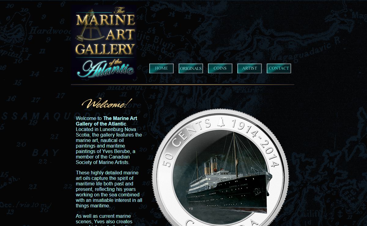 The Marine Art Prints Nautical Oil Paintings and Maritime Scenes of Nova Scotia Artist Yves Berube.
