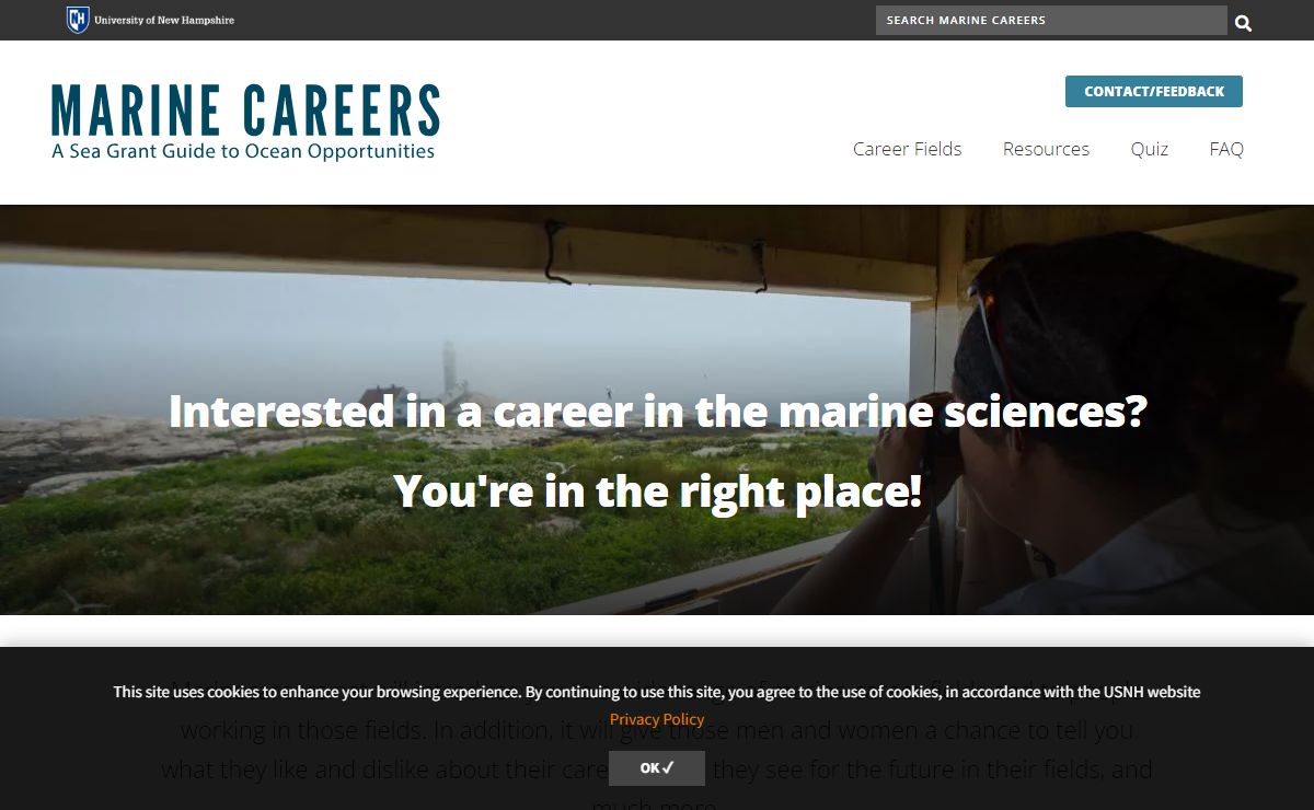 Marine Careers | University of New Hampshire