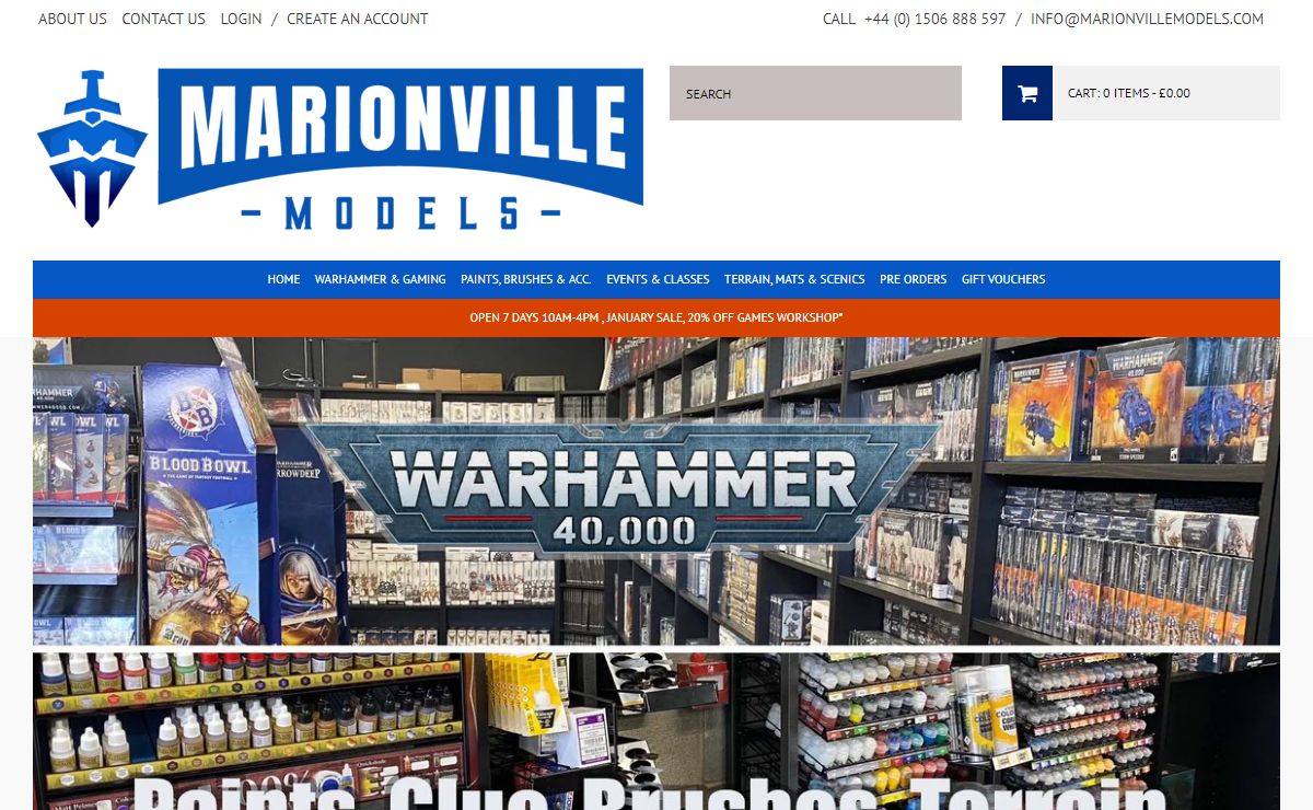 Models & Hobbies from Games Workshop Warhammer Tabletop Wargames – Marionville Models