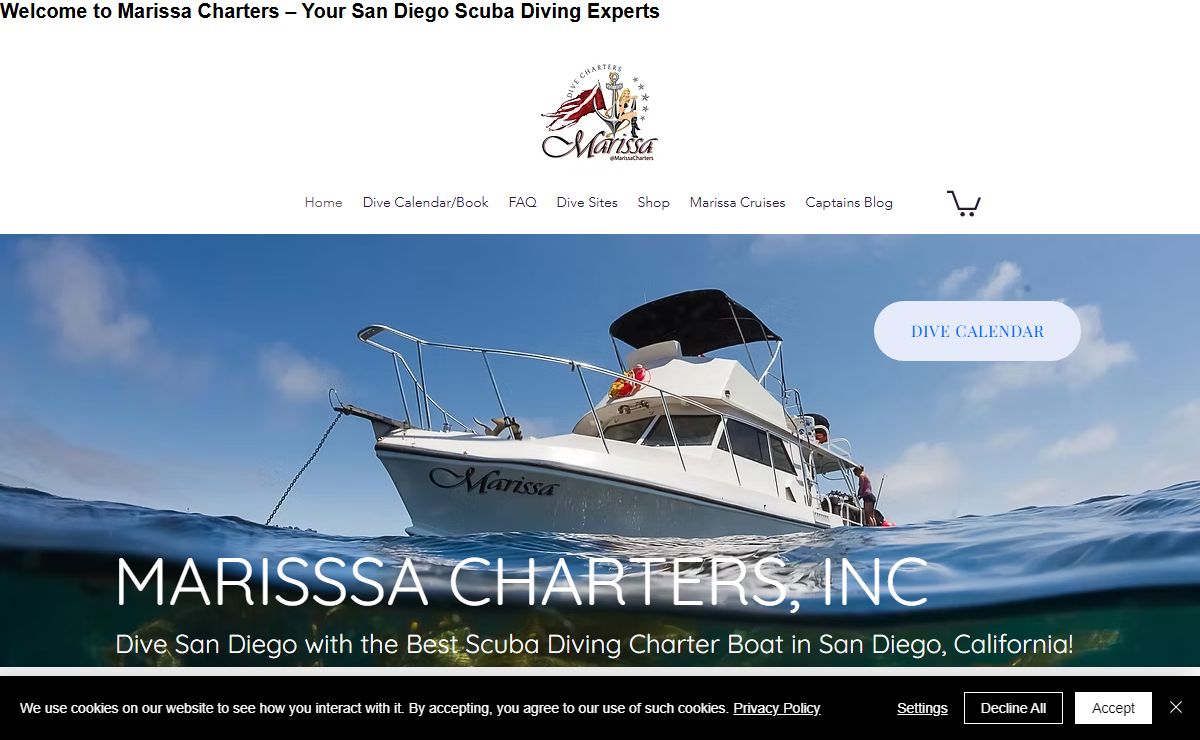 San Diego Scuba Diving Charters | Marissa Charters Dive Boat
