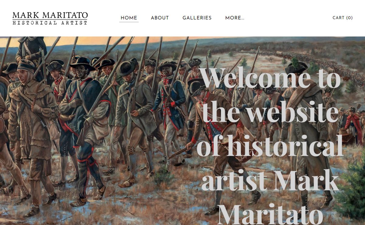 MARK MARITATO HISTORICAL FINE ARTIST - Home - Mark Maritato Historical Fine Artist