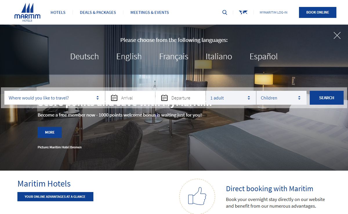 Maritim Hotels | Book now for the best price!